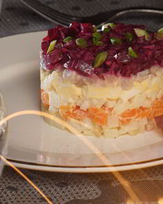 Салаты с селедкой