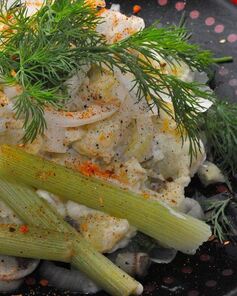 Деревенский салат по-шведски