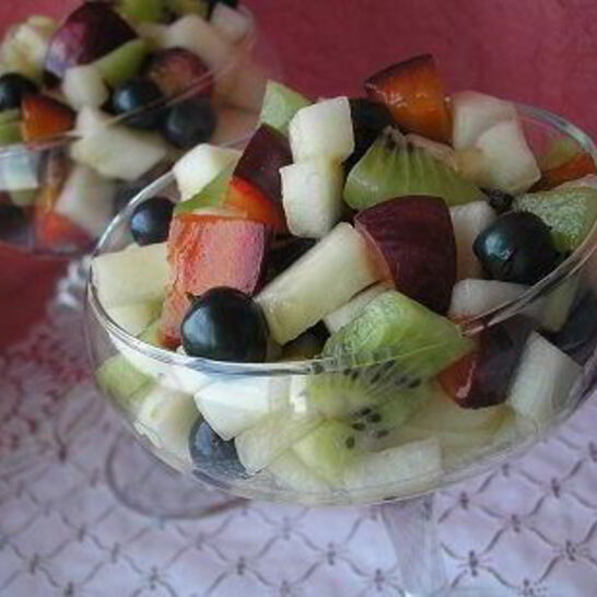Рецепт фруктовый салат с дыней