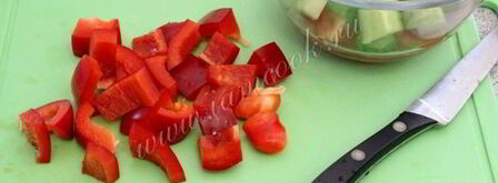 греческий салат с брынзой. Шаг 6