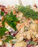 Индийский салат со спаржей и фасолью