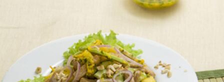 карибский салат со свининой. Шаг 5