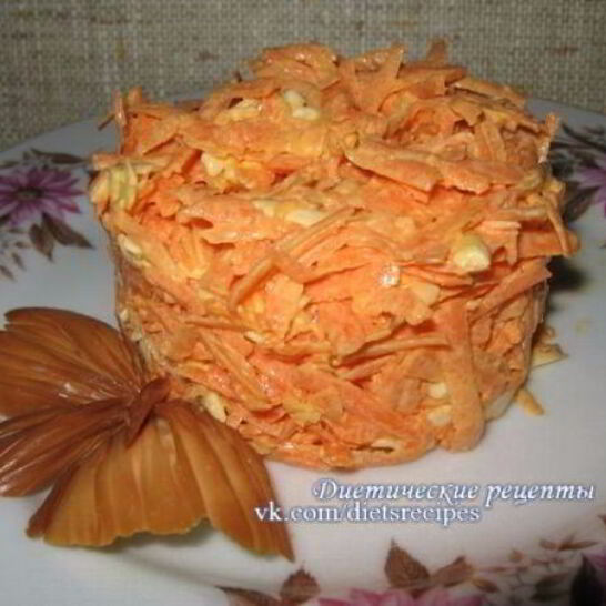 Рецепт морковно-чесночный салат