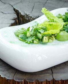 Мусс из брокколи с васаби