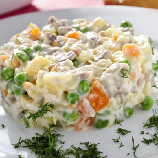 Рецепт салат оливье