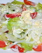 Салат Айсберг с сырной заправкой