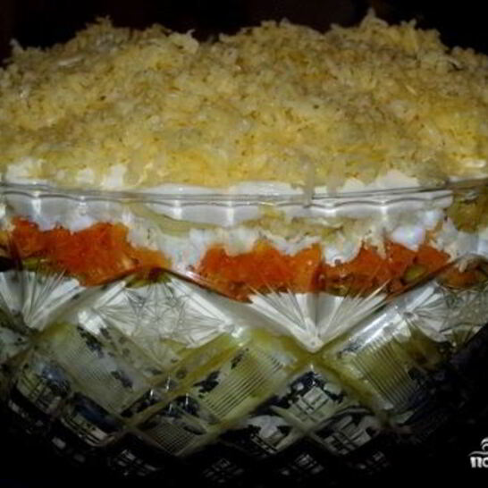 Рецепт салат из горбуши и картофеля