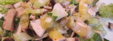 салат из грибов и пармиджано. Шаг 4