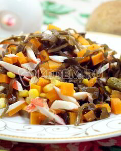 Салат из морской капусты