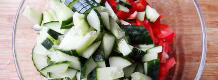 салат из мяса и овощей. Шаг 5