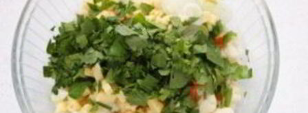 салат из цветной капусты с сыром. Шаг 3