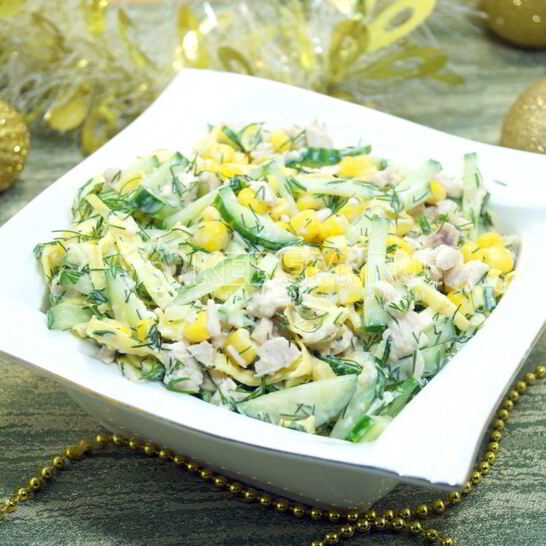 Рецепт салат изумрудный