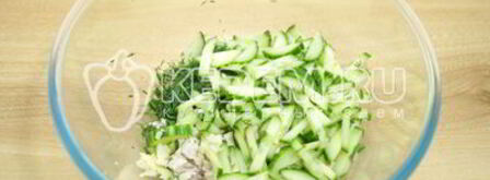 салат изумрудный. Шаг 3
