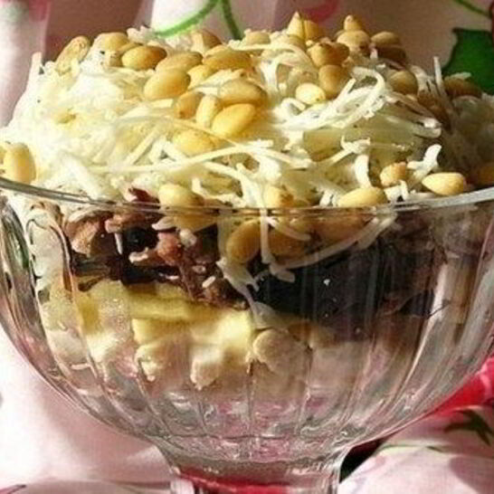 Рецепт салат княжеский с курицей и черносливом