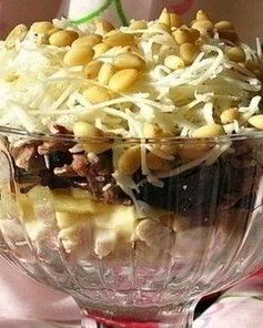 Салат Княжеский с курицей и черносливом