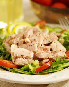 Салат Мимоза с тунцом