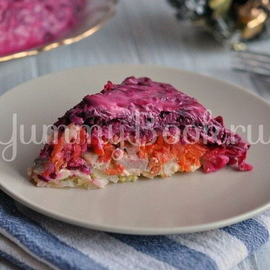 Рецепт салат сельдь под шубой