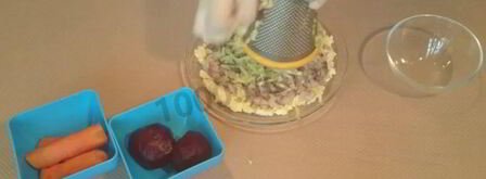 сельдь под шубой с яблоком. Шаг 3