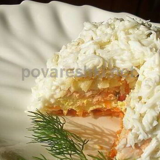 Рецепт семга под шубой