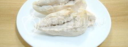 салат с курицей калейдоскоп. Шаг 3