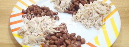 салат с курицей калейдоскоп. Шаг 5