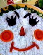 Салат Снеговик