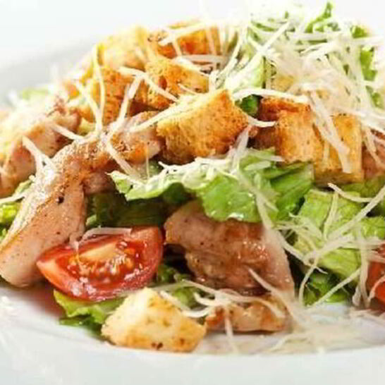 Рецепт салат цезарь с курицей