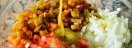 салаты с рыбой и морепродуктами. Шаг 3