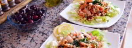 салаты с рыбой и морепродуктами. Шаг 10