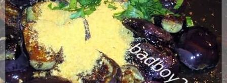 теплый салат баклажанный. Шаг 19