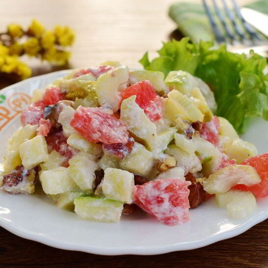 Рецепт вальдорфский салат с грейпфрутом