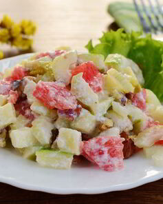 Вальдорфский салат с грейпфрутом