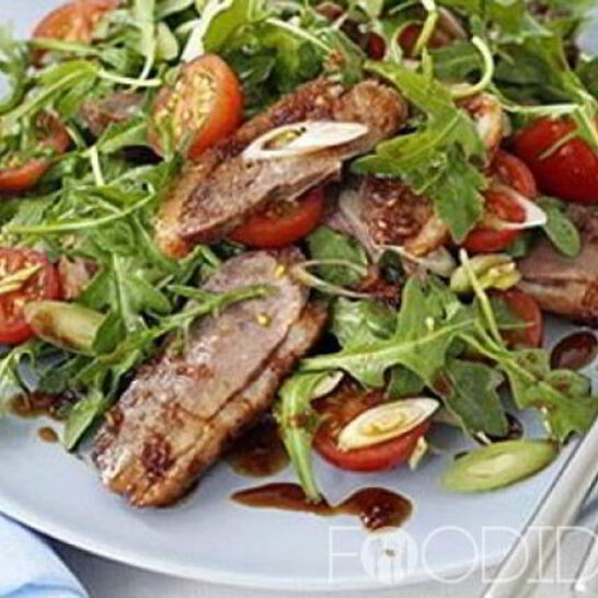 Рецепт восточный салат с уткой