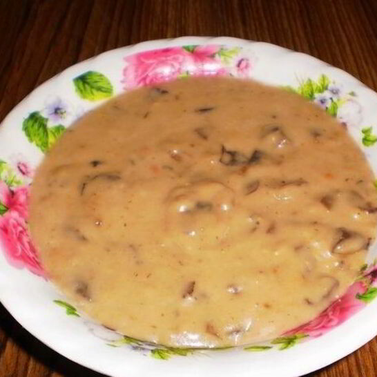 Рецепт грибной соус из сушеных грибов