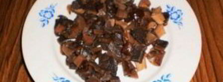 грибной соус из сушеных грибов. Шаг 3