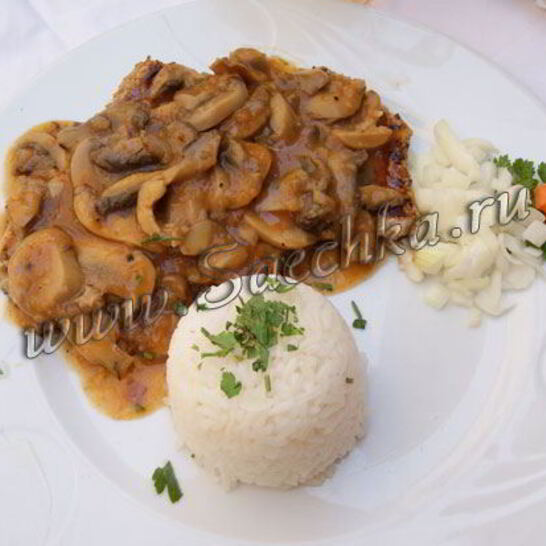 Рецепт грибной соус со сливками