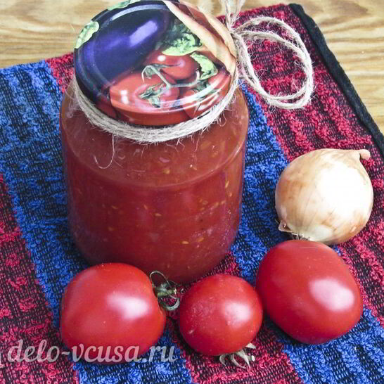 Рецепт домашний кетчуп