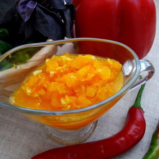 Рецепт необычный острый соус к мясу