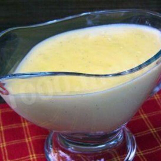 Рецепт сладкий соус молочный