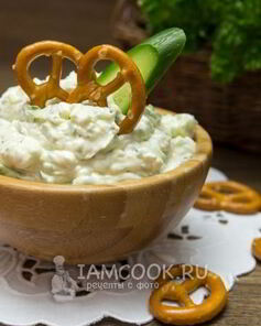 Сливочный соус для шаурмы с огурцом