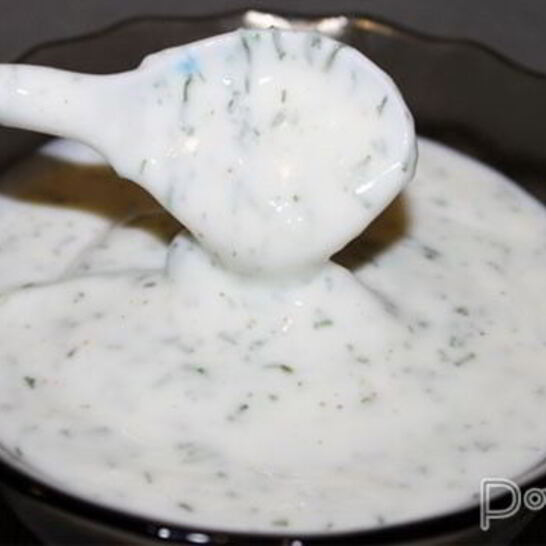 Рецепт соус из йогурта с чесноком для мяса и рыбы