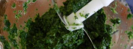 соус из шпината. Шаг 2