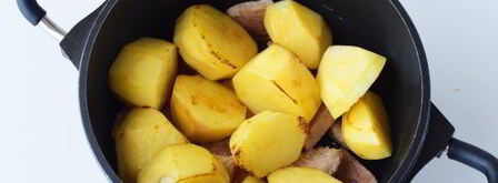 соус с мясом и картошкой. Шаг 7