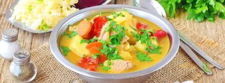 соус с мясом и картошкой. Шаг 12