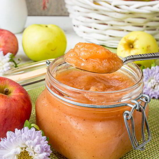 Рецепт яблочный соус с корицей