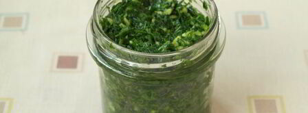 зеленый соус из шпината. Шаг 6