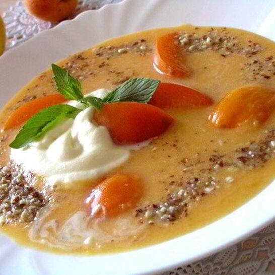 Рецепт абрикосовый суп с рисом