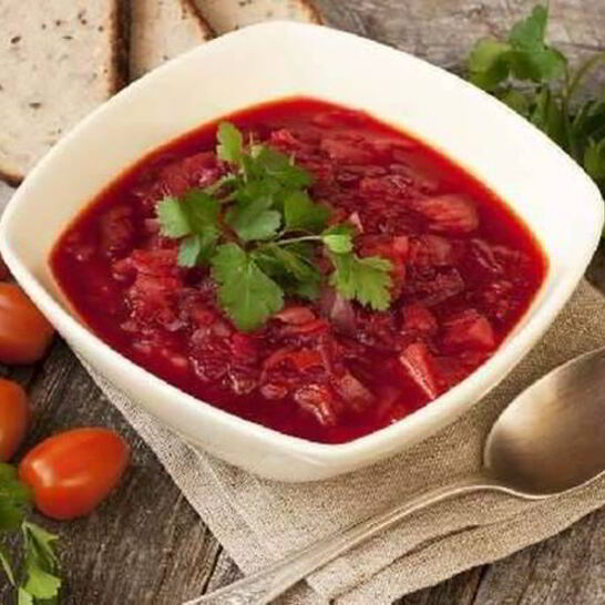 Рецепт ароматный овощной борщ