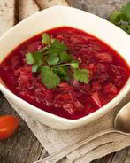 Ароматный овощной борщ