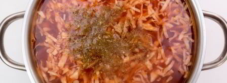 борщ диетический без зажарки. Шаг 8